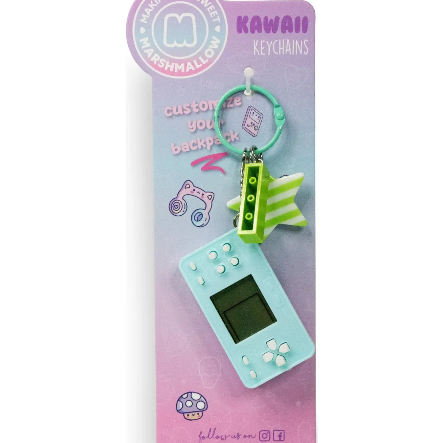 Porta Chaves Gaming Sortido Marshmalllow