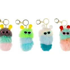 Porta Chaves Peluche Lagarta