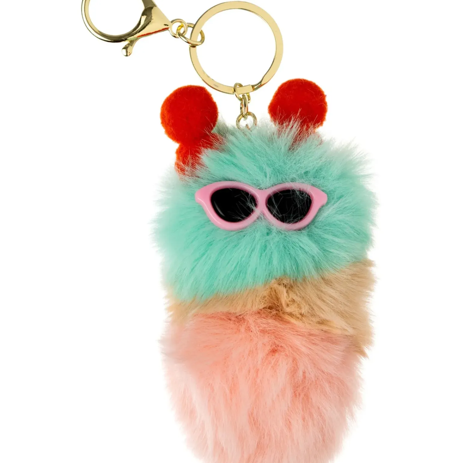 Porta Chaves Peluche Lagarta
