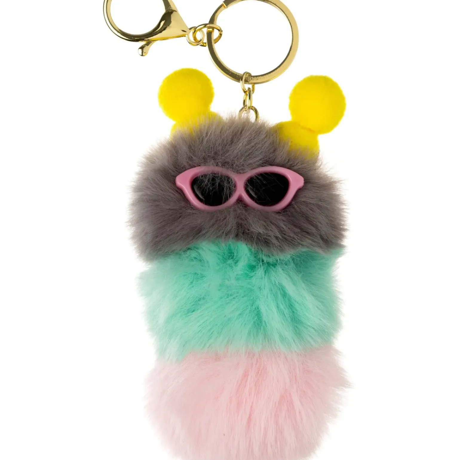 Porta Chaves Peluche Lagarta