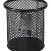 Porta Lápis 9cm Metal Preto