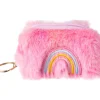 Porta Moedas Peluche Arco Iris
