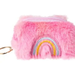 Porta Moedas Peluche Arco Iris