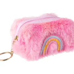 Porta Moedas Peluche Arco Iris