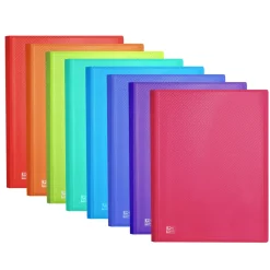 Portefólio com 80 Bolsas A4 (várias cores)