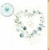 Postal - Coração Flores