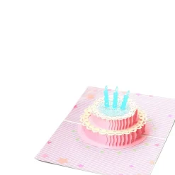 Postal 3D Birthday Cake