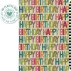 Postal - Happy Birthday Typographie
