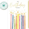 Postal - Happy Birthday Velas