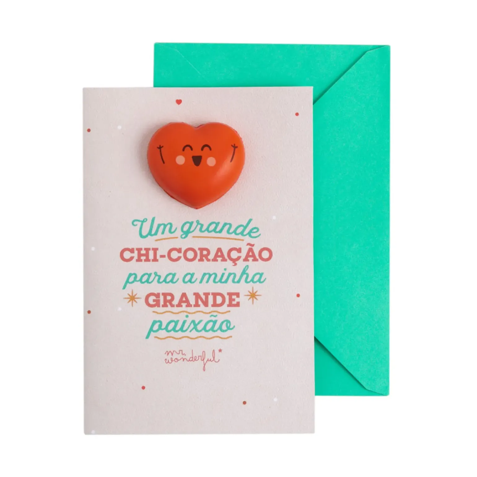 Postal Squishy - Um Grande Chi-Coração Para A Minha Grande Paixão