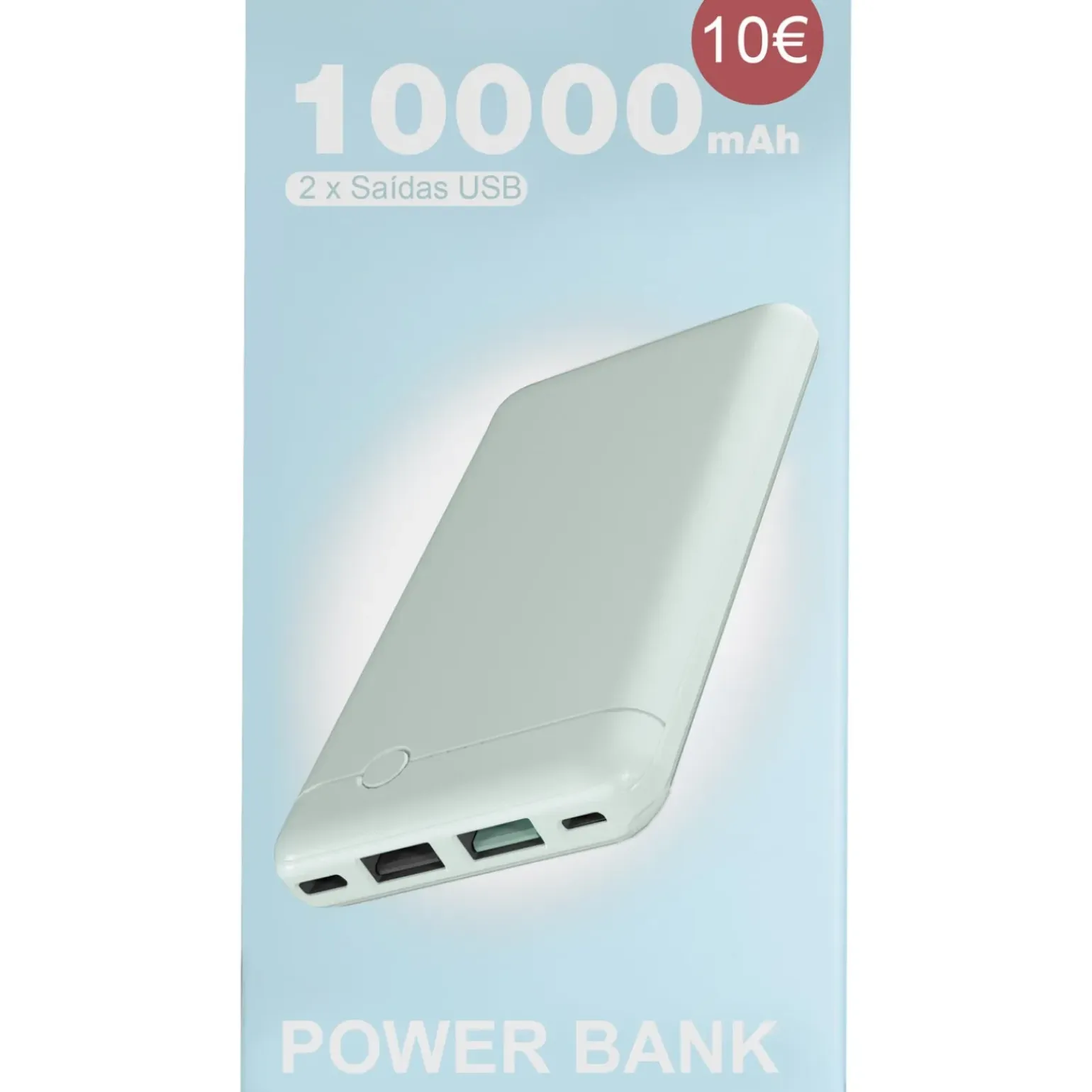 Power Bank 10.000Mah Aqua Sky