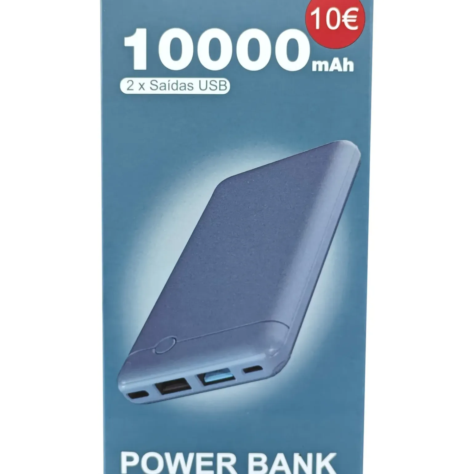Power Bank 10.000Mah Azul Fusion