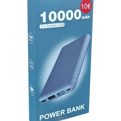 Power Bank 10.000Mah Azul Fusion