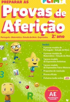 Preparar as Provas de Aferição Plim! 2.º Ano de Ana Landeiro, Henriqueta Gonçalves, Lília Espadinha, Marisa Costa, Paula Melo e Maria João Dimas