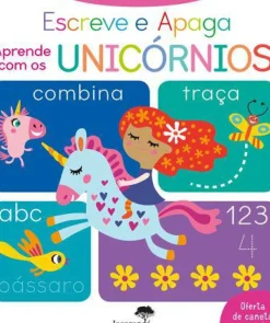 Primeiras Atividades - Escreve e Apaga - Aprende com os Unicórnios