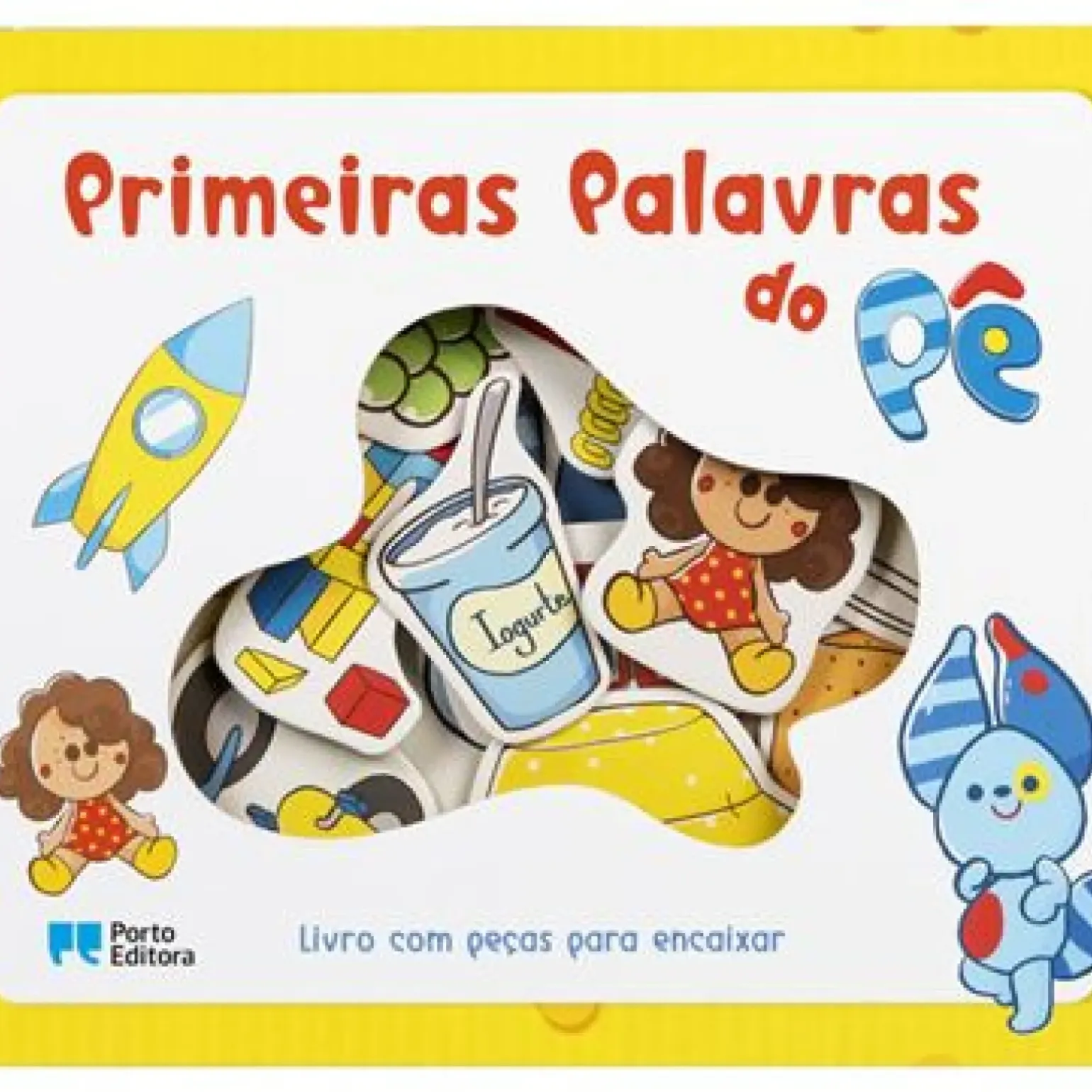 Primeiras Palavras do Pê de Cláudia Dias - Livro com Peças para Encaixar