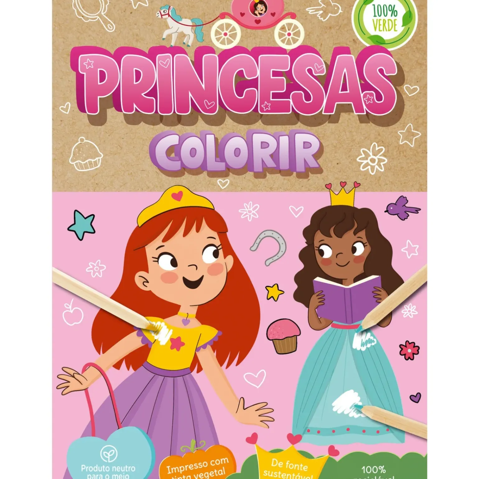 Princesas Colorir de Vários Autores