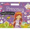 Princesas - Megabloco para Pintar com Autocolantes