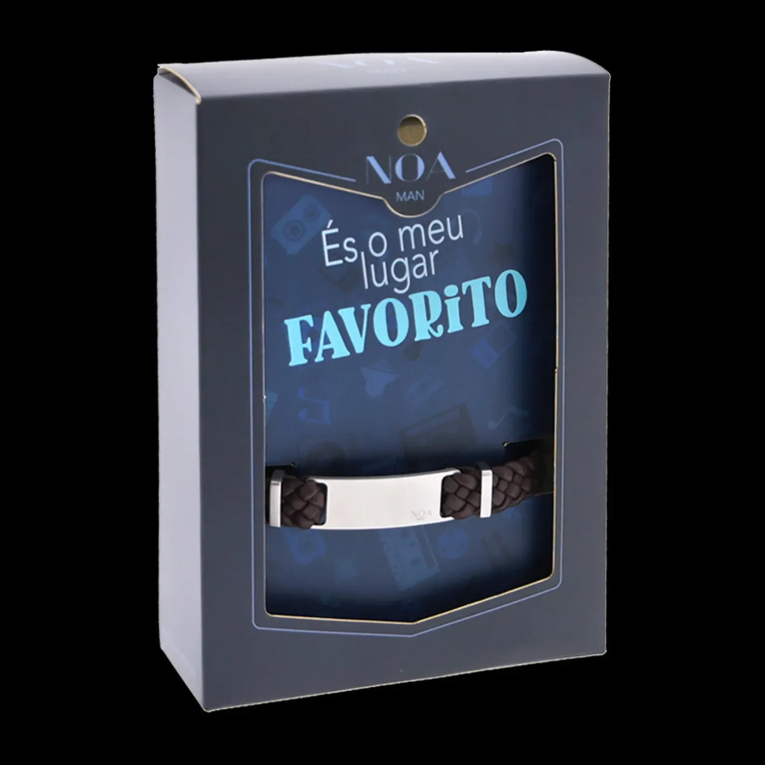 Pulseira Entrançada Castanha - És O Meu Lugar Favorito