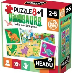 Puzzle 8+1 Dinosaurs