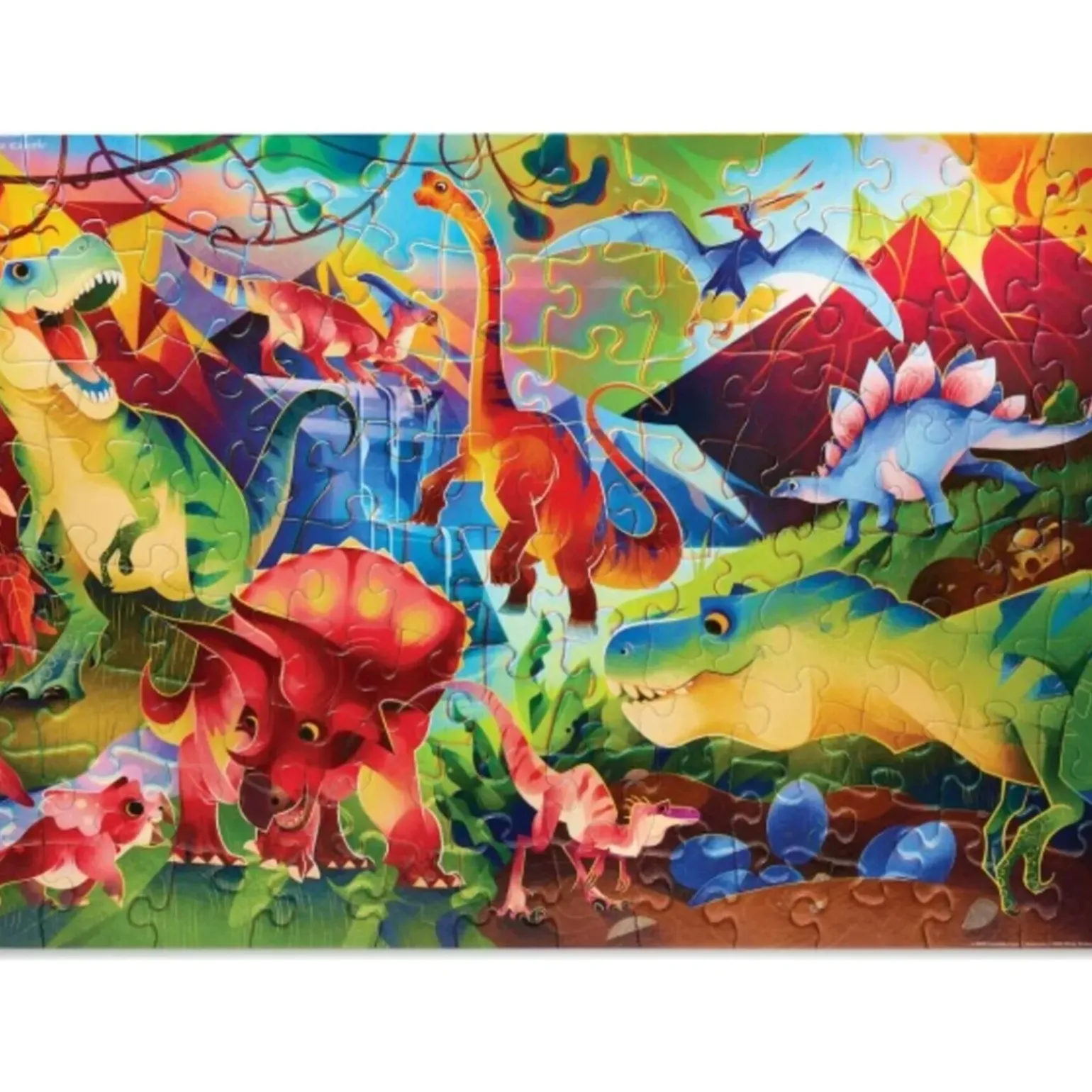 Puzzle 100 Pcs Holographic/Dinosaurs