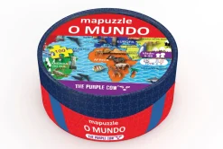 Puzzle 100 Peças - Mapa Mundo