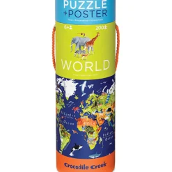 Puzzle 200 Peças - Poster Mundo Animal