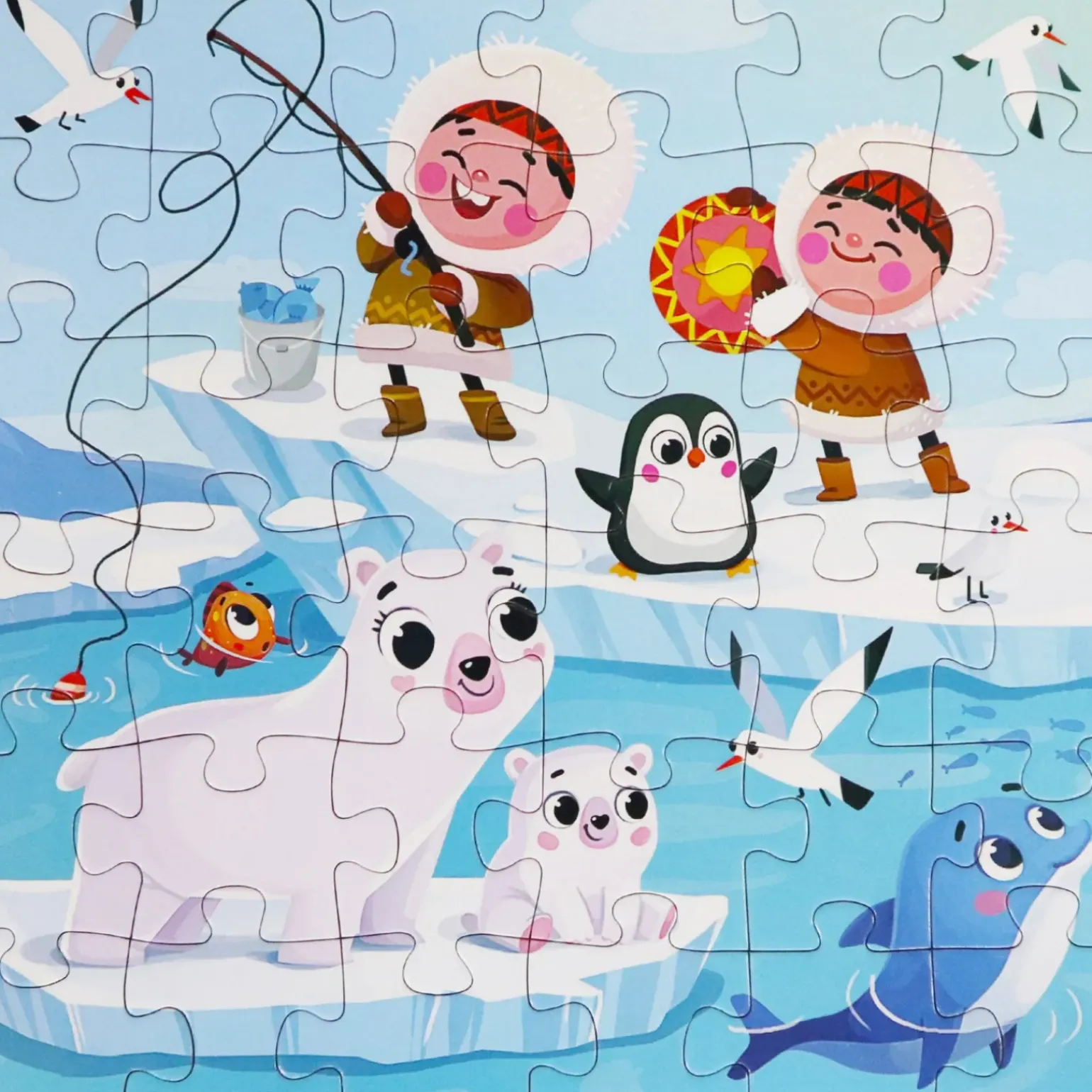 Puzzle Ártico / Explora Oceanos / Um Dia Quinta Sortido