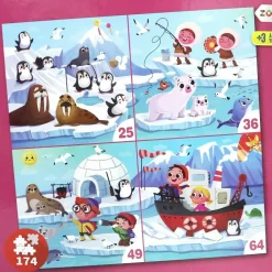Puzzle Ártico / Explora Oceanos / Um Dia Quinta Sortido