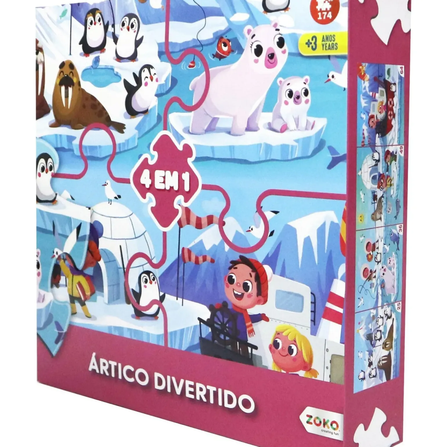 Puzzle Ártico / Explora Oceanos / Um Dia Quinta Sortido