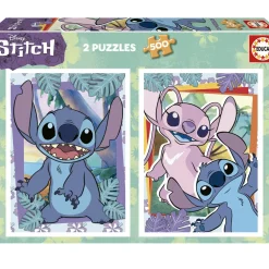 Puzzle 2 x 500 Peças Stitch Educa