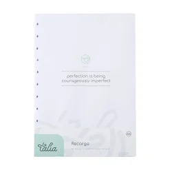 Recarga Papel A4 Quadriculado para Caderno Smart