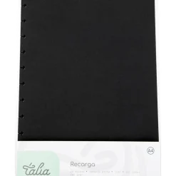Recarga Para Caderno Smart A4 20 Folhas Preta Talia