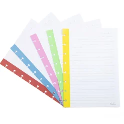 Recarga Para Caderno Smart A5 Pautado 50Folhas Banda Cor