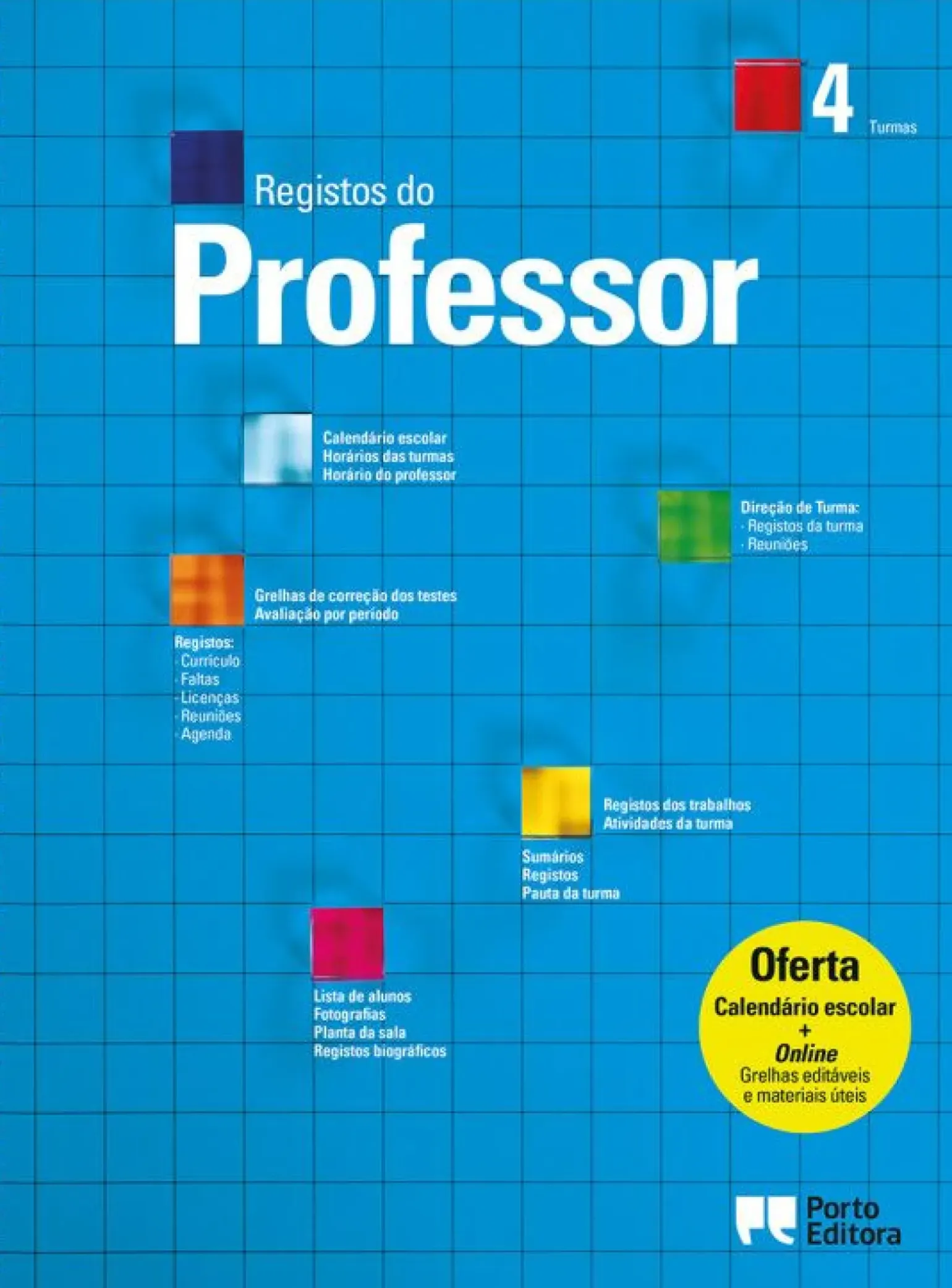 Registos do Professor - 4 Turmas