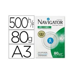 Resma Papel Impressão Navigator A3 80G 500F