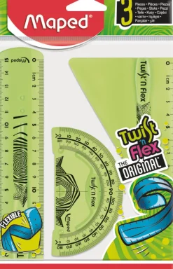 Régua, Esquadro e Transferidor Twist&Flex Maped