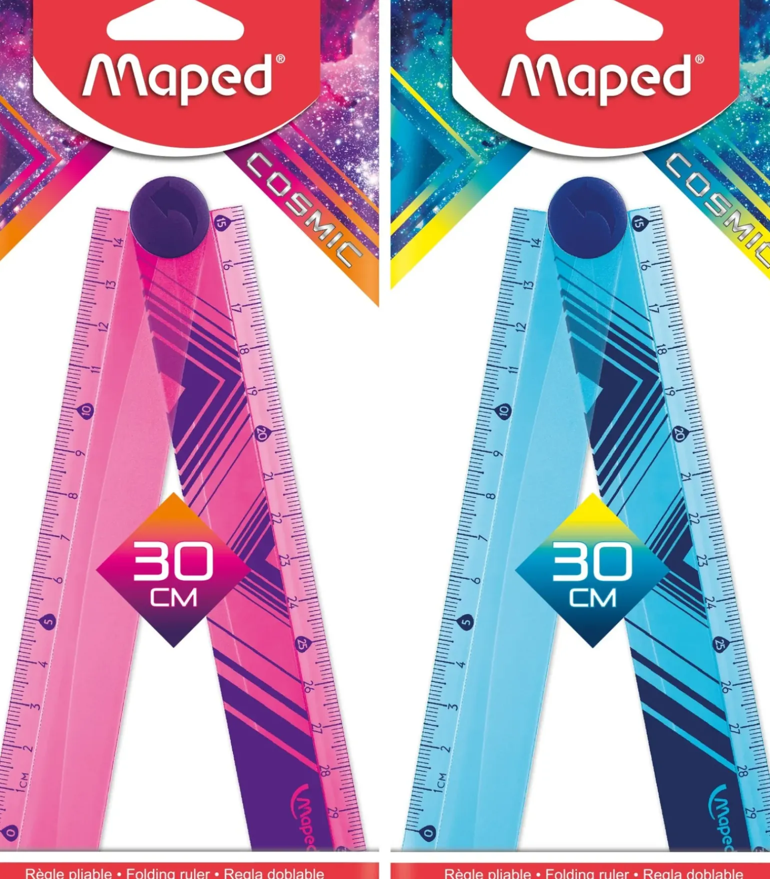 Régua Open Up 15/30cm Cosmic Maped