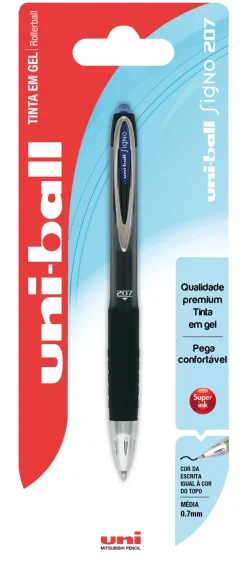 Roller Retráctil Signo de Tinta Gel Azul
