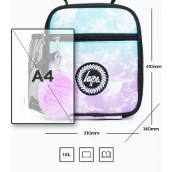Saco Lanche Cloud Lilás Azul Hype