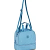 Saco Lanche Corações Azul Rebecca Bonbon