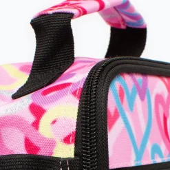 Saco Lanche Graffiti Hearts Rosa Hype
