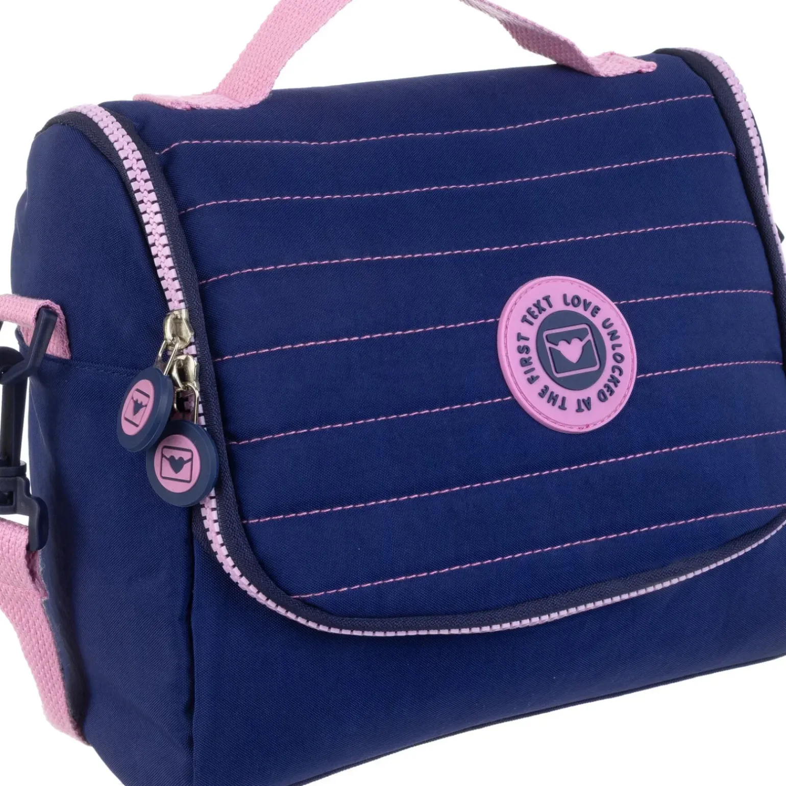 Saco Lanche Puffy Azul Note!