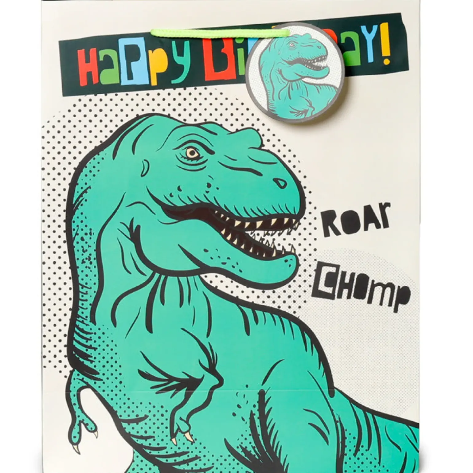 Saco Presente Grande - Dinossauro