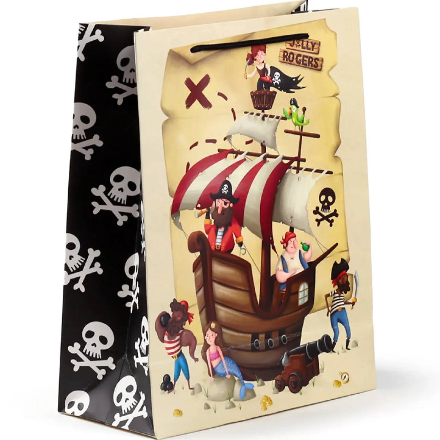 Saco Presente Grande - Pirata Jolly Rogers