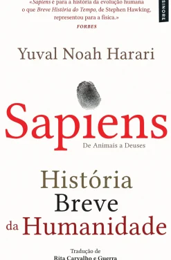 Sapiens - História Breve da Humanidade de Yuval Noah Harari - De Animais a Deuses (24ª Edição)