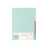 Separadores A5 para Caderno Smart com 5 Divisórias Pastel Talia