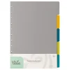 Separadores A4 para Caderno Smart com 5 Divisórias Talia