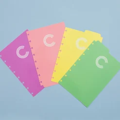 Separadores A5 Pastel Caderno Inteligente