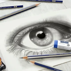 Set de Desenho com 6 Lápis, Borracha e Afia Faber Castell